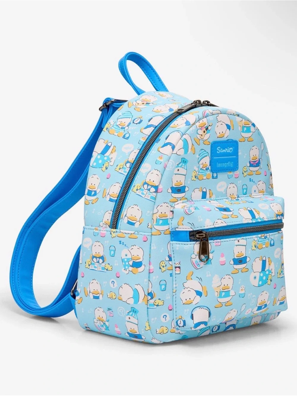 New Loungefly Pekkle Allover Print Mini Backpack